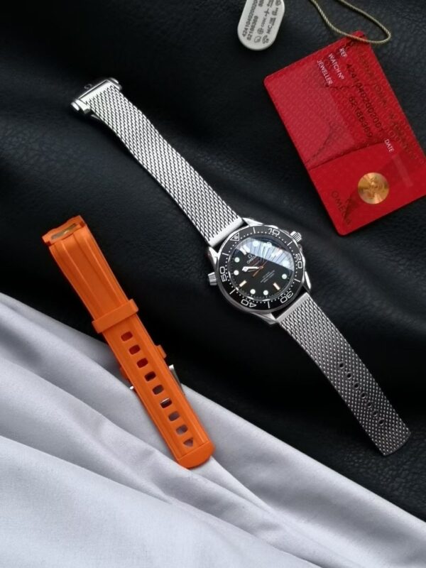 Omega Seamaster series automatic mechanical movement men's watch Swiss watch black dial stainless steel case