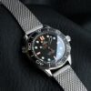 Omega Seamaster series automatic mechanical movement men's watch Swiss watch black dial stainless steel case