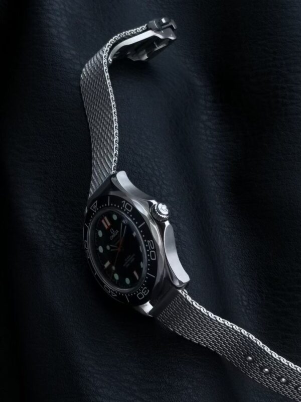 Omega Seamaster series automatic mechanical movement men's watch Swiss watch black dial stainless steel case