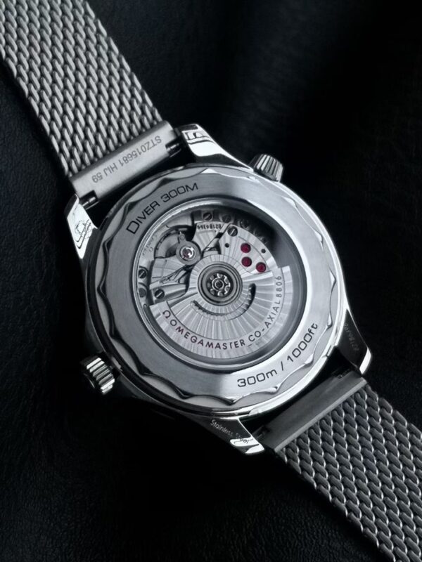Omega Seamaster series automatic mechanical movement men's watch Swiss watch black dial stainless steel case