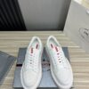 sy_no_71F76CFD5B5188B83B8B6F456684C82F_2 Prada White Leather Nylon Triangle Logo Chunky Sole Sneaker