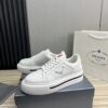 sy_no_71F76CFD5B5188B83B8B6F456684C82F_3 Prada White Leather Nylon Triangle Logo Chunky Sole Sneaker