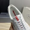 sy_no_71F76CFD5B5188B83B8B6F456684C82F_7 Prada White Leather Nylon Triangle Logo Chunky Sole Sneaker