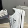 sy_no_71F76CFD5B5188B83B8B6F456684C82F_9 Prada White Leather Nylon Triangle Logo Chunky Sole Sneaker