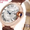 Cartier Ballon Bleu leather strap couple mechanical watch men's and women's watches