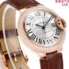 Cartier Ballon Bleu leather strap couple mechanical watch men's and women's watches