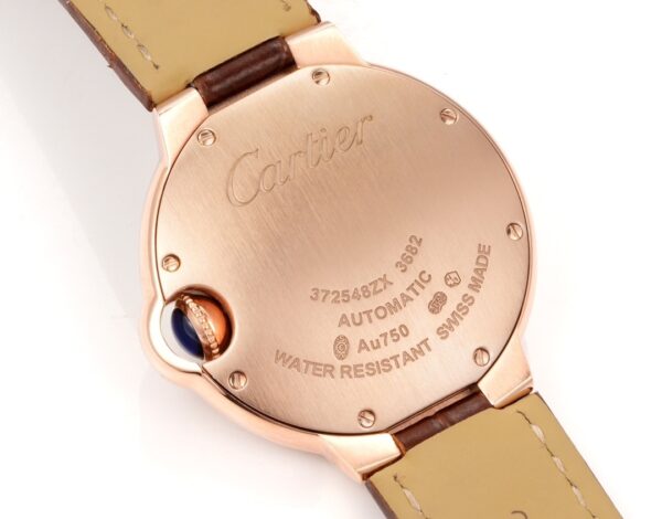 Cartier Ballon Bleu leather strap couple mechanical watch men's and women's watches