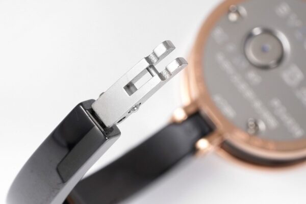 BVLGARI watch quartz movement ceramic strap 23mm black dial women's watch 30 meter anti slip