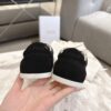 sy_no_73E81DF8B1A98354035C7635D16EFAED_6 Dior Black Suede White Logo Stripe Low Sneaker