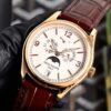 sy_no_7511B7B9C3263AC1B10C7C0AFACAEA18_2 Patek Philippe Complex Function Timepiece Series Automatic Mechanical Movement Crocodile Leather Strap