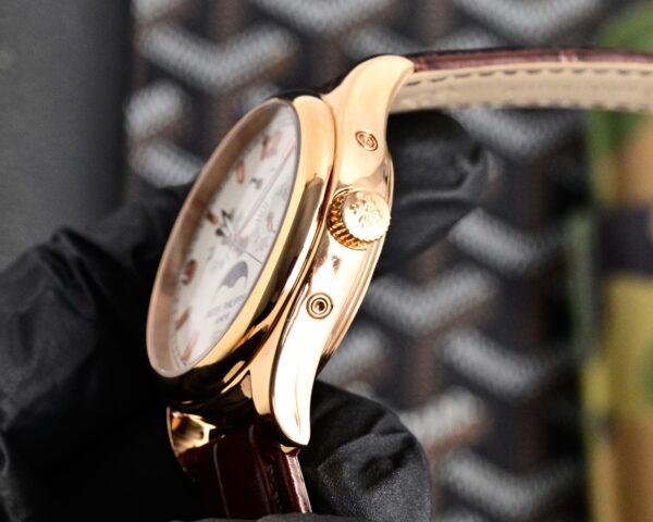 sy_no_7511B7B9C3263AC1B10C7C0AFACAEA18_3 Patek Philippe Complex Function Timepiece Series Automatic Mechanical Movement Crocodile Leather Strap