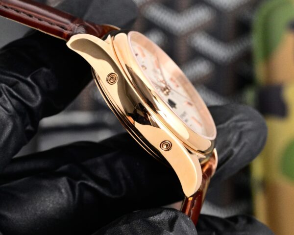 sy_no_7511B7B9C3263AC1B10C7C0AFACAEA18_4 Patek Philippe Complex Function Timepiece Series Automatic Mechanical Movement Crocodile Leather Strap