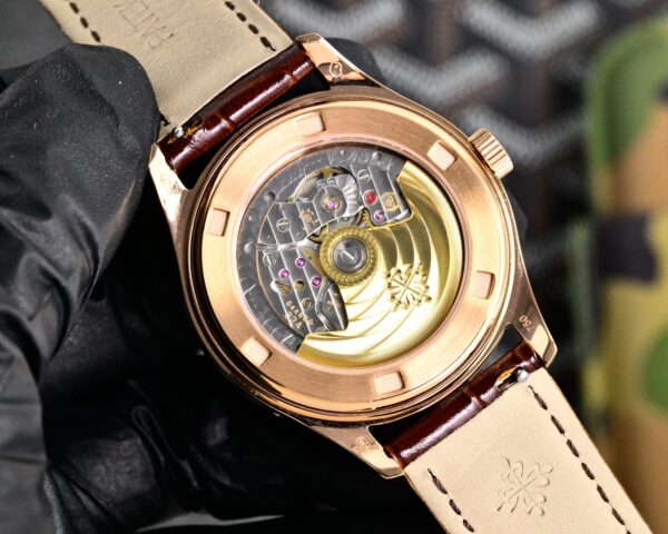 sy_no_7511B7B9C3263AC1B10C7C0AFACAEA18_5 Patek Philippe Complex Function Timepiece Series Automatic Mechanical Movement Crocodile Leather Strap
