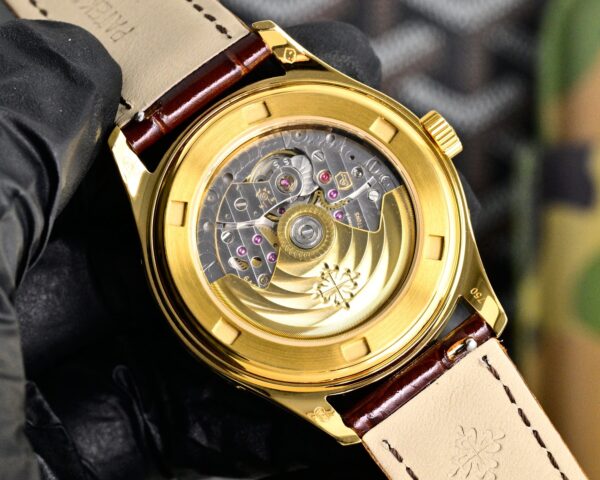 sy_no_7511B7B9C3263AC1B10C7C0AFACAEA18_7 Patek Philippe Complex Function Timepiece Series Automatic Mechanical Movement Crocodile Leather Strap