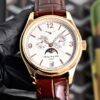 sy_no_7511B7B9C3263AC1B10C7C0AFACAEA18_8 Patek Philippe Complex Function Timepiece Series Automatic Mechanical Movement Crocodile Leather Strap
