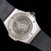 HUBLOT BIG BANG Automatic Mechanical Movement Waterproof Men's Watch Swiss Watch 39mm Blue Dial Stainless Steel Case Rubber Leather Strap