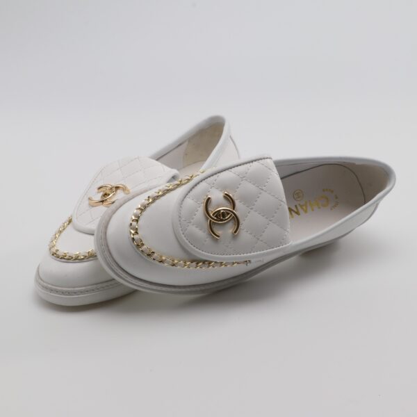Chanel Chain Loafer Pure-White