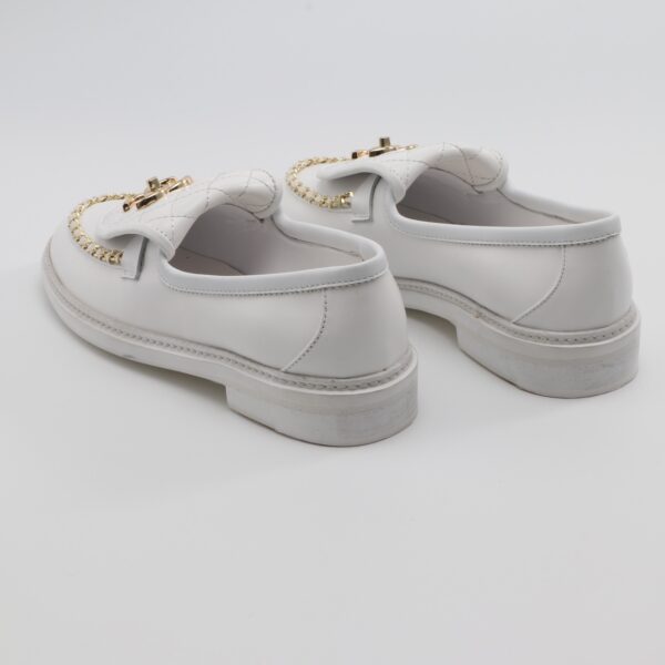 Chanel Chain Loafer Pure-White
