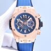HUBLOT BIG BANG automatic mechanical movement blue hollow dial men's watch Swiss watch blue dial