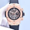 HUBLOT BIG BANG automatic mechanical movement blue hollow dial men's watch Swiss watch blue dial