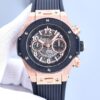 HUBLOT BIG BANG automatic mechanical movement blue hollow dial men's watch Swiss watch blue dial