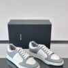 sy_no_75B0B3C334390092ADA39C0DB7B7B5EB_4 Saint Laurent Grey-White Pebble-Leather Low-Top Sneaker