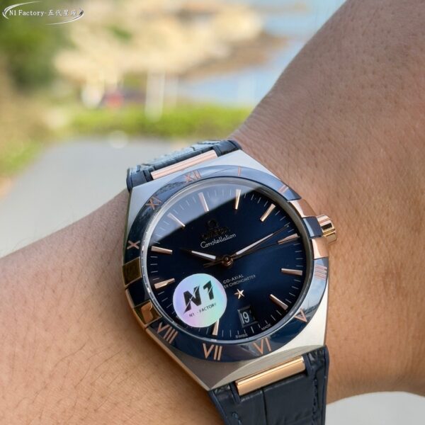 sy_no_75C39CF460CABE8EB00A3144034FB653_2 Omega Constellation Series Constellation Watch Automatic Mechanical Movement 50m Waterproof Men's Watch Swiss Watch 41mm Blue Dial
