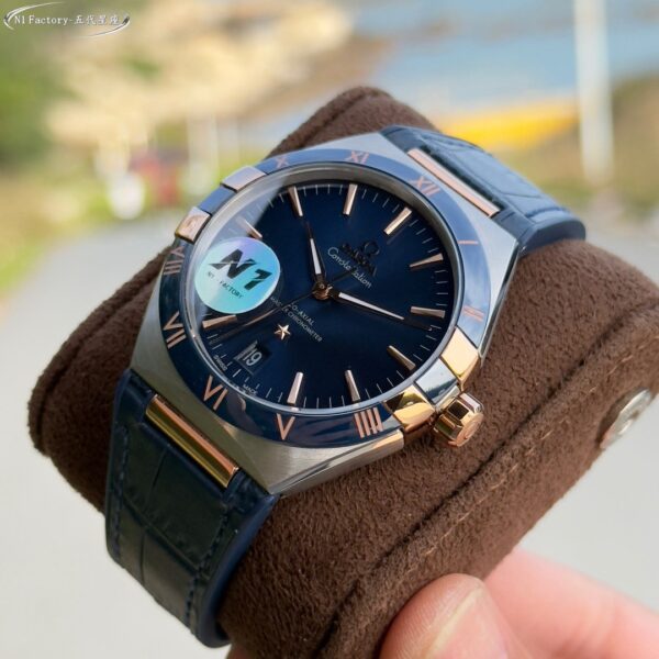 sy_no_75C39CF460CABE8EB00A3144034FB653_4 Omega Constellation Series Constellation Watch Automatic Mechanical Movement 50m Waterproof Men's Watch Swiss Watch 41mm Blue Dial
