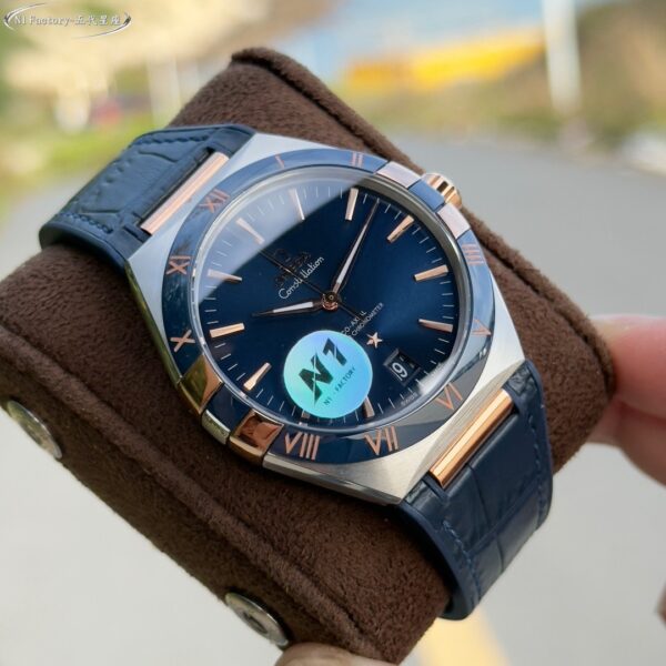 sy_no_75C39CF460CABE8EB00A3144034FB653_5 Omega Constellation Series Constellation Watch Automatic Mechanical Movement 50m Waterproof Men's Watch Swiss Watch 41mm Blue Dial