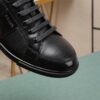 sy_no_76763B0093C69200F062781EB5F1216E_7 Prada Black Leather Low-Top Casual Sneaker