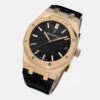 sy_no_769009C1328BFFFC0A152BB49C258E11_1 AUDEMARS PIGUET Audemars Piguet Royal Oak Series Automatic Mechanical Movement Black Dial Crocodile Leather Strap