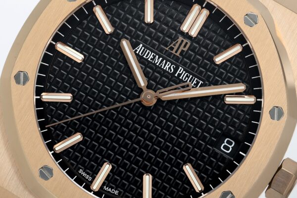 sy_no_769009C1328BFFFC0A152BB49C258E11_2 AUDEMARS PIGUET Audemars Piguet Royal Oak Series Automatic Mechanical Movement Black Dial Crocodile Leather Strap