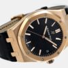 sy_no_769009C1328BFFFC0A152BB49C258E11_3 AUDEMARS PIGUET Audemars Piguet Royal Oak Series Automatic Mechanical Movement Black Dial Crocodile Leather Strap