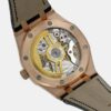 sy_no_769009C1328BFFFC0A152BB49C258E11_7 AUDEMARS PIGUET Audemars Piguet Royal Oak Series Automatic Mechanical Movement Black Dial Crocodile Leather Strap
