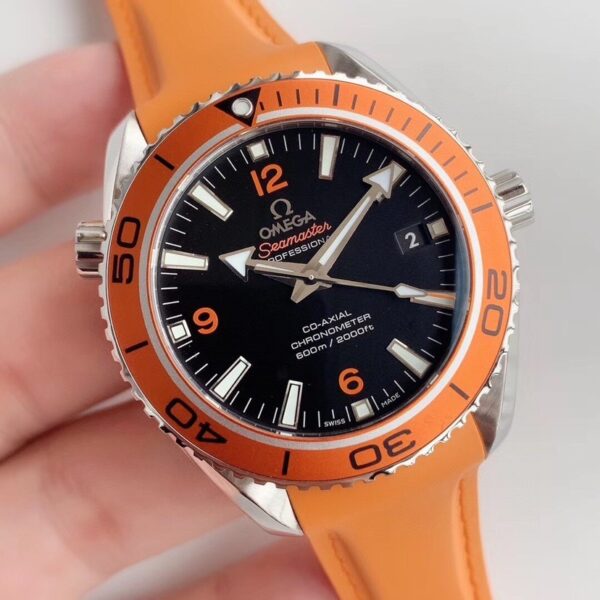 sy_no_76B29DC633208F5A33562B8B6DE3301C_1 Omega Seamaster Series Ocean Universe Automatic Mechanical Movement Black Dial Stainless Steel Case Rubber Strap