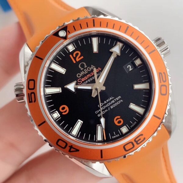 sy_no_76B29DC633208F5A33562B8B6DE3301C_3 Omega Seamaster Series Ocean Universe Automatic Mechanical Movement Black Dial Stainless Steel Case Rubber Strap