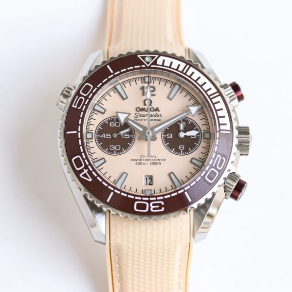 sy_no_7733C622BF252E2555DC0AD90CCC5371_1 Omega Seamaster series ocean universe automatic mechanical movement 600 meter waterproof men's watch Swiss watch 45.5mm beige dial