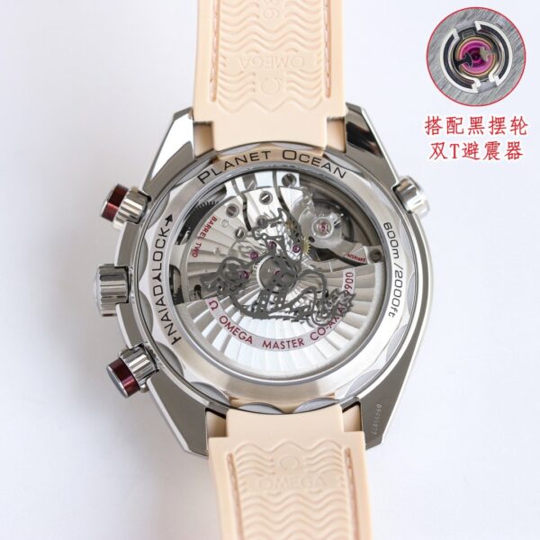 sy_no_7733C622BF252E2555DC0AD90CCC5371_7 Omega Seamaster series ocean universe automatic mechanical movement 600 meter waterproof men's watch Swiss watch 45.5mm beige dial