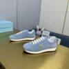 sy_no_774133894272B3D2D2620F328C8A14B6_7 Prada Light Blue Suede Gold Triangle Trainer