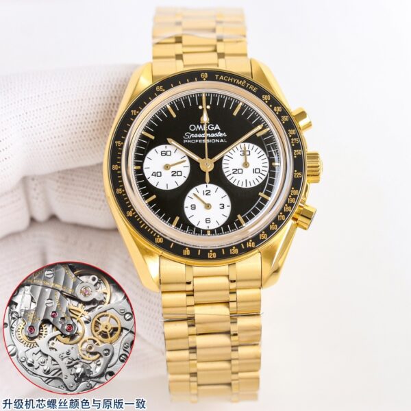 sy_no_77E6FCA05921F8DAFF14533CB37D04F1_0 Omega Super Series Professional Lunar Watch Manual Mechanical Movement 50m Waterproof Timing Anti Magnetic Men's Watch Swiss Watch 42mm