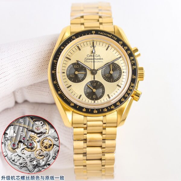 sy_no_77E6FCA05921F8DAFF14533CB37D04F1_4 Omega Super Series Professional Lunar Watch Manual Mechanical Movement 50m Waterproof Timing Anti Magnetic Men's Watch Swiss Watch 42mm