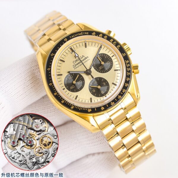 sy_no_77E6FCA05921F8DAFF14533CB37D04F1_5 Omega Super Series Professional Lunar Watch Manual Mechanical Movement 50m Waterproof Timing Anti Magnetic Men's Watch Swiss Watch 42mm