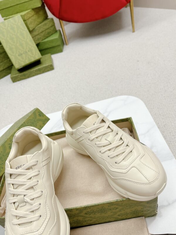 sy_no_7870C34D2272B995D58528D6AC5A952E_6 Gucci Rhyton “Common Sense Is Not That Common” Slogan Sneaker in Off-White
