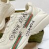 sy_no_7870C34D2272B995D58528D6AC5A952E_7 Gucci Rhyton “Common Sense Is Not That Common” Slogan Sneaker in Off-White
