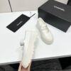 sy_no_79BCB900763EC5FD96C5AEDF3AC35869_6 Chanel White Leather Mary Jane Platform Shoe with Lug Sole and CC Logo