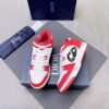 sy_no_7A6F205287CE86C831FD1659159C4A6A_1 Dior White-Red Spliced B57 Mid-Top Sneaker