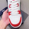 sy_no_7A6F205287CE86C831FD1659159C4A6A_6 Dior White-Red Spliced B57 Mid-Top Sneaker