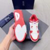 sy_no_7A6F205287CE86C831FD1659159C4A6A_7 Dior White-Red Spliced B57 Mid-Top Sneaker
