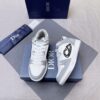 sy_no_7A99390E7D88B9CBF096E44B9A2FA729_1 Dior White-Grey Spliced B57 Mid-Top Sneaker