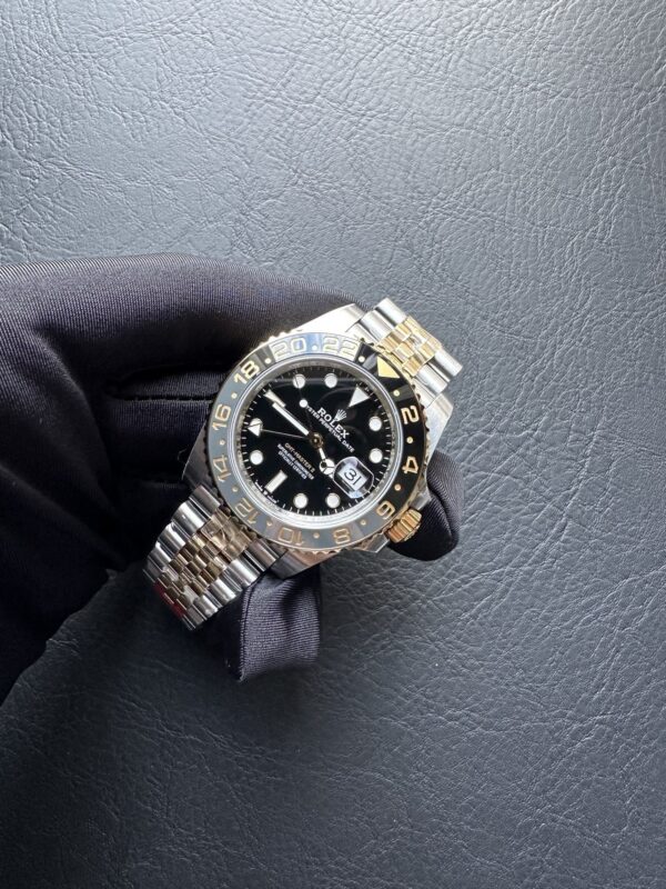 sy_no_7AFBA8CDCBF94B5DCC9F6EF7DA5FFD44_2 ROLEX Rolex Greenwich GMT/Dual Time Automatic Mechanical Movement Black Dial